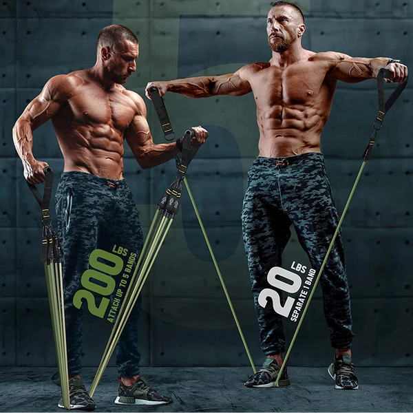 Fitness Resistance Bands Set