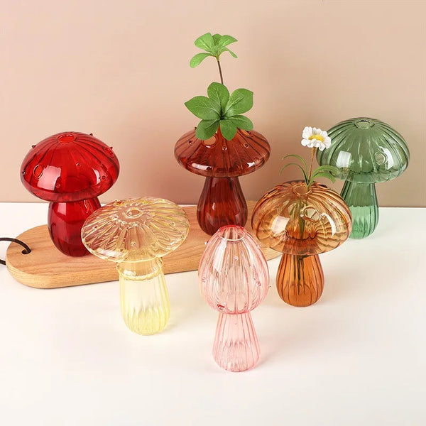 Mushroom Vase Home Decor