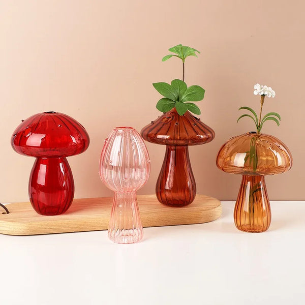 Mushroom Vase Home Decor