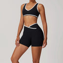  Black Shorts set