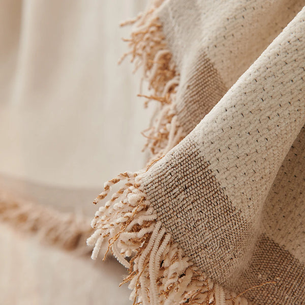 Nordic Tassel Sofa Cover Throw Blanket