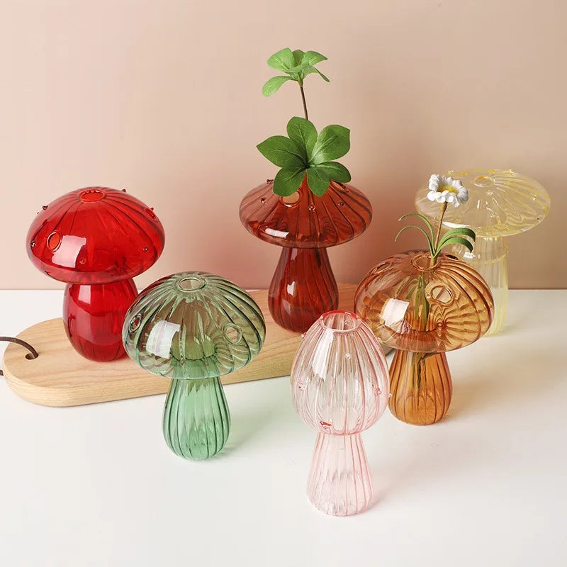 Mushroom Vase Home Decor