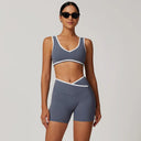  Gray Shorts set