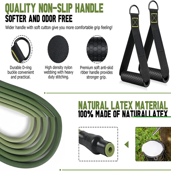 Fitness Resistance Bands Set